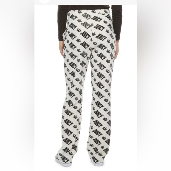 Juicy Couture Black/White Hoodie & Sweatpants Set, Large, New W Tags!! - Picture 6 of 7